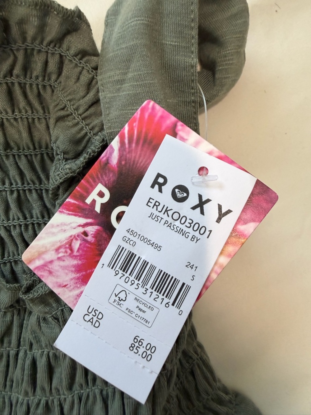 Roxy "Just Passing By" jumpsuit S - Picture 8 of 8
